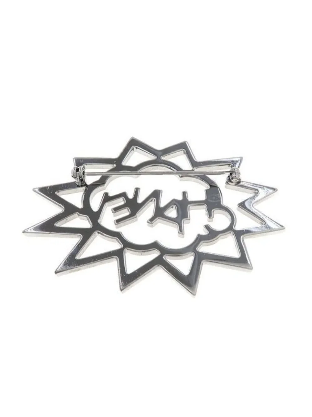 Chanel 17K Brooch Silver